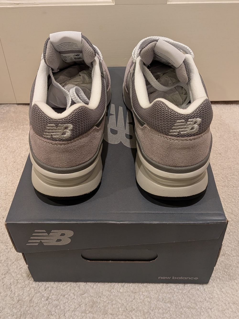 New Balance 997H gray sneakers size 10 NWOT - Picture 5 of 7